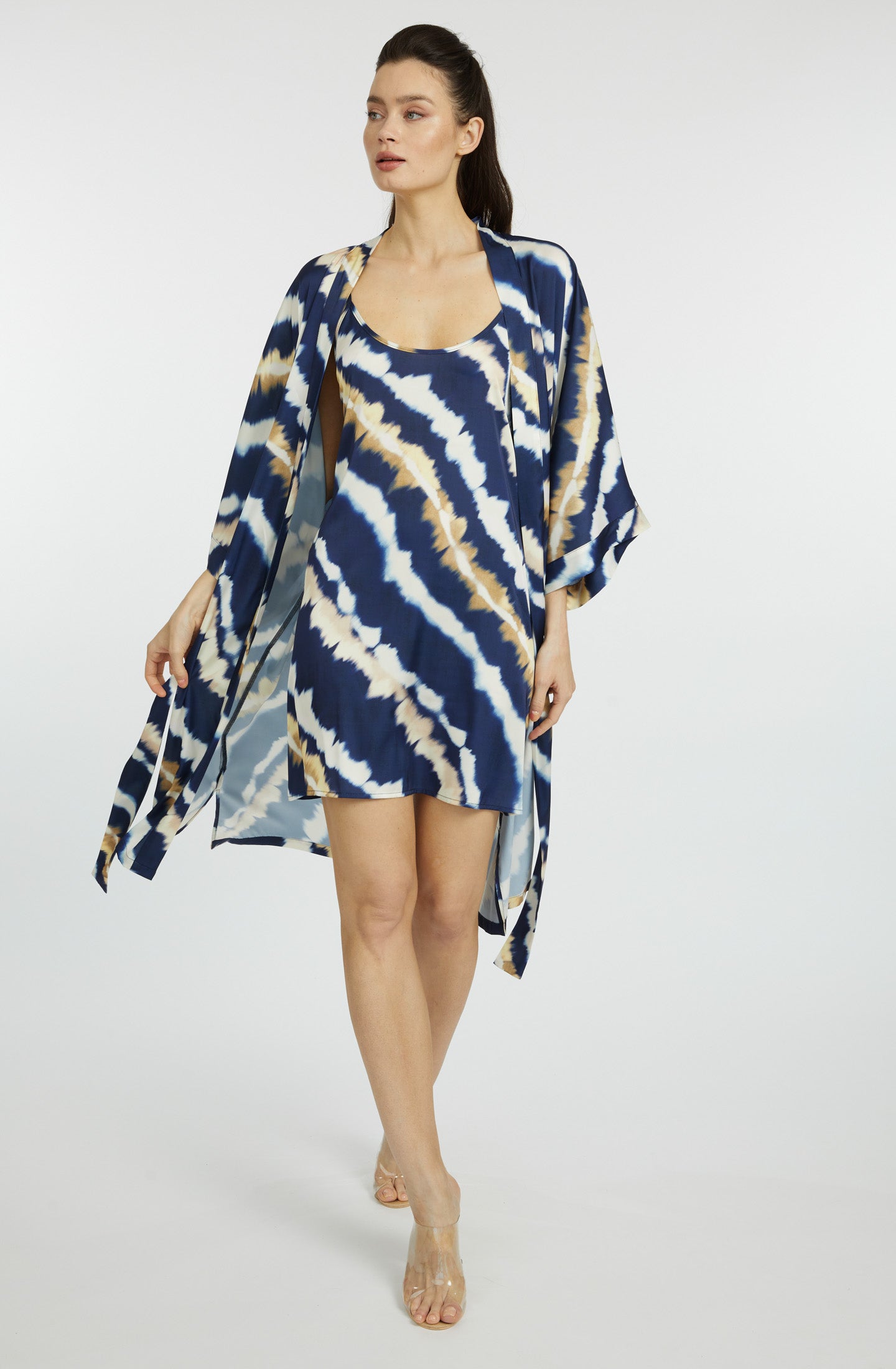 Miami Vibes Silky Kimono