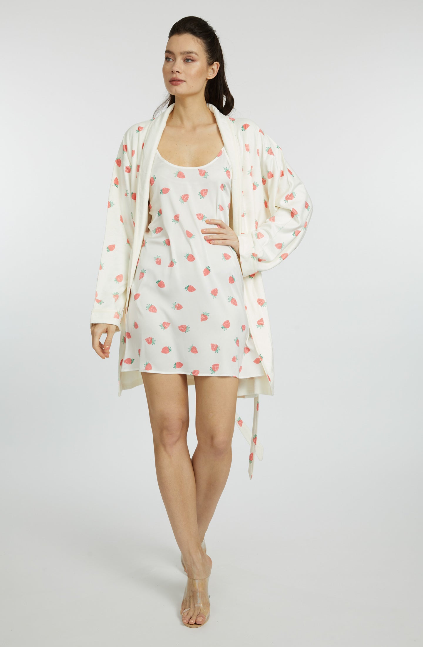 Strawberry Field Short Robe