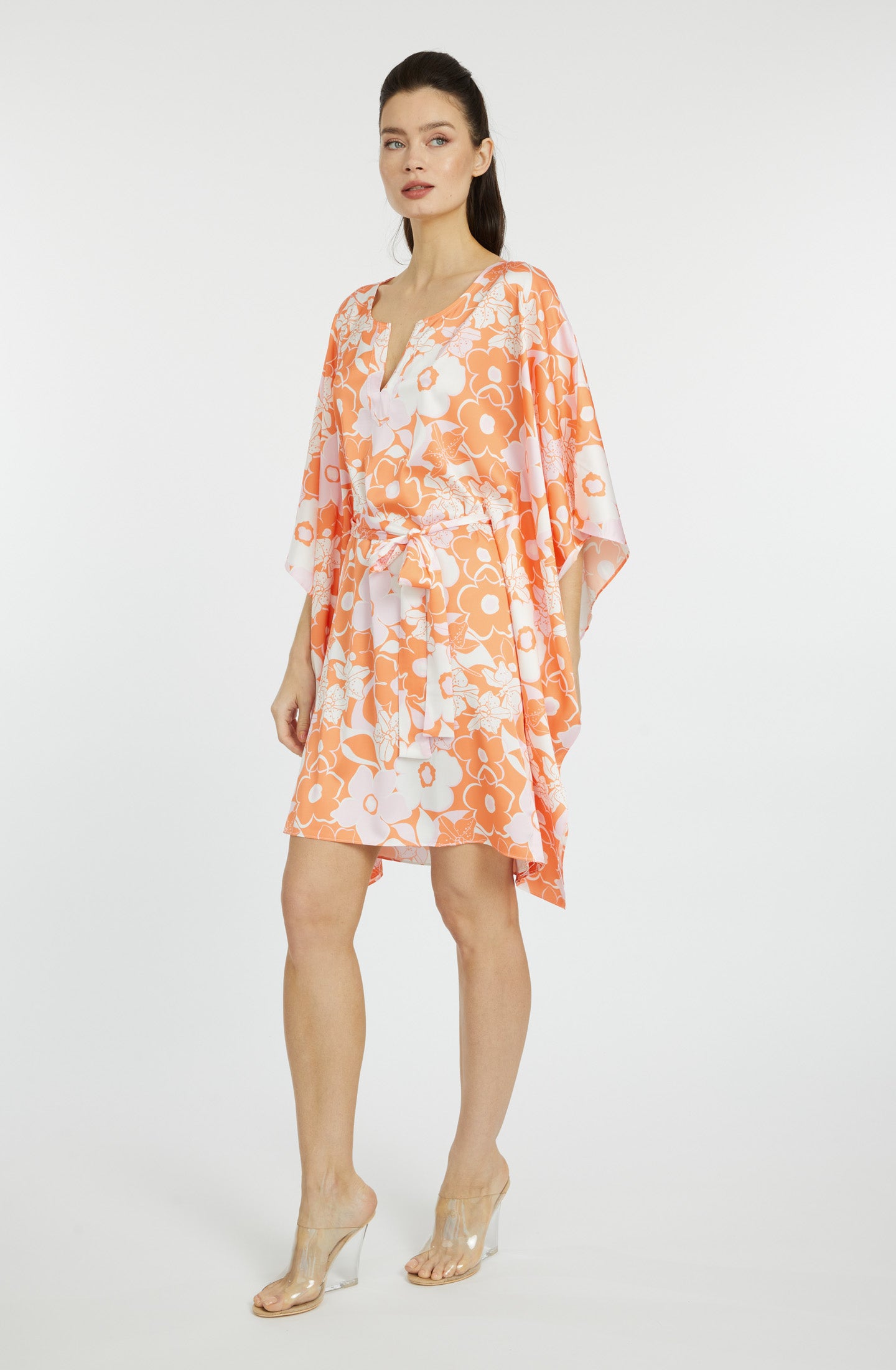 Orange Crush Short Caftan