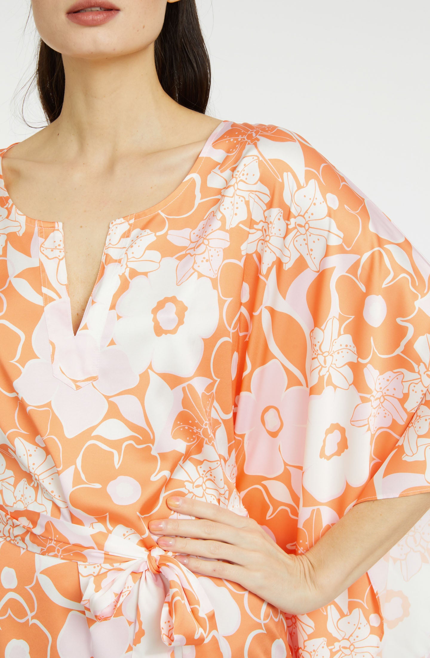 Orange Crush Short Caftan