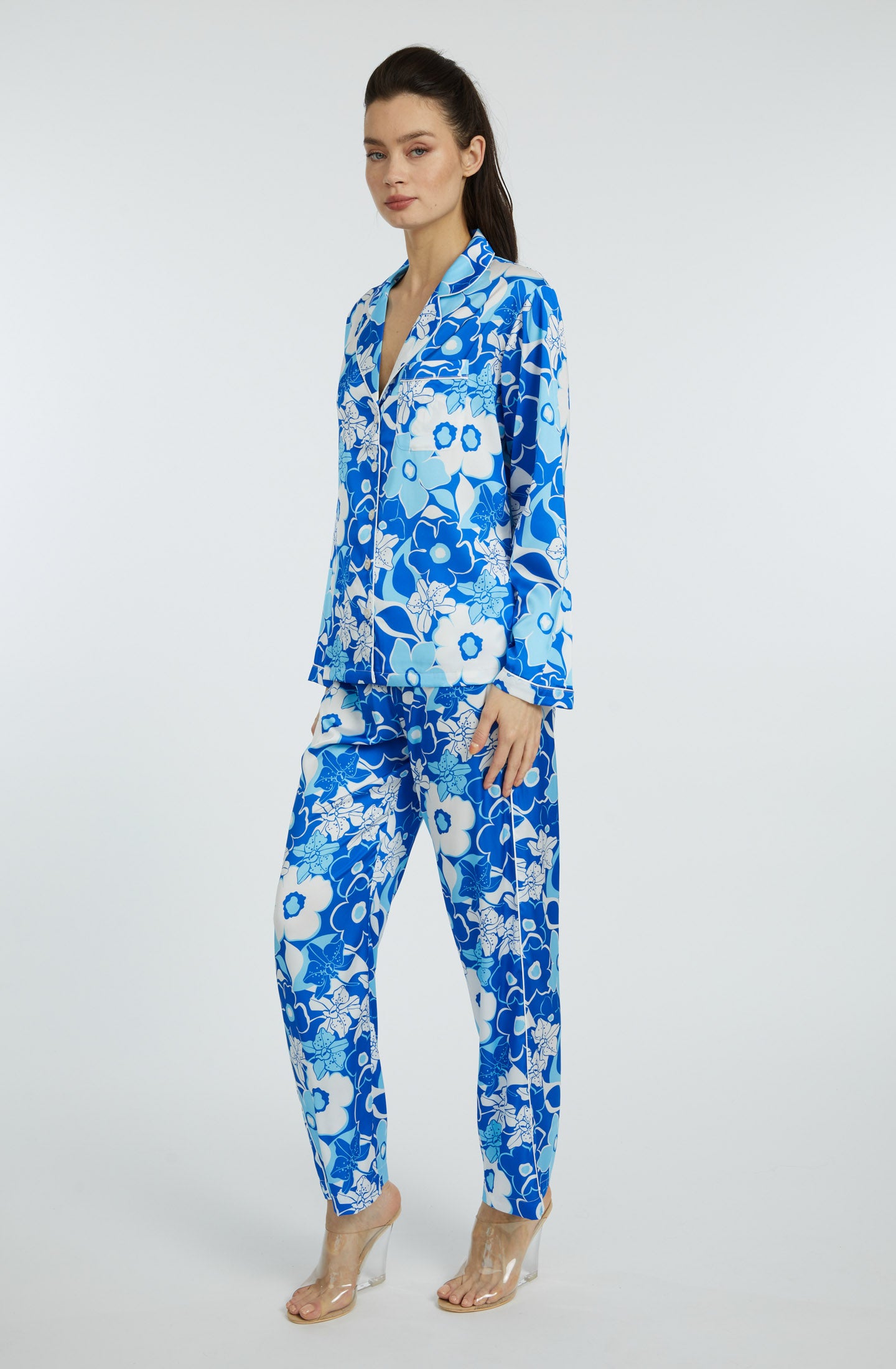 Blue Crush Long PJ Set