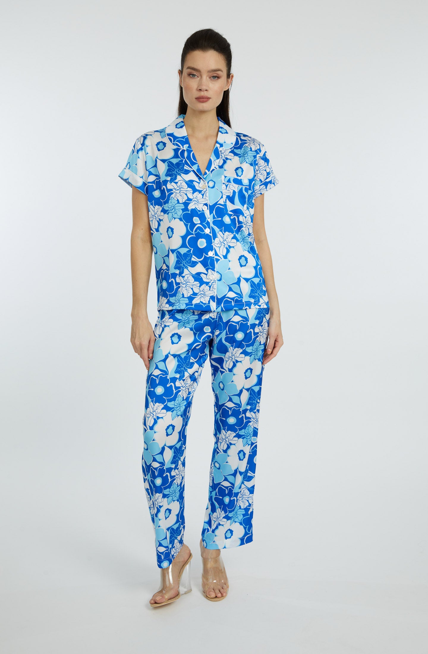 Blue Crush Short Sleeve & Pant PJ Set