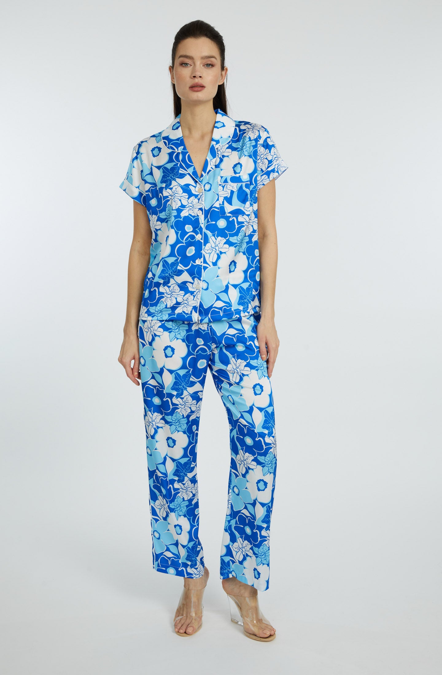 Blue Crush Short Sleeve & Pant PJ Set