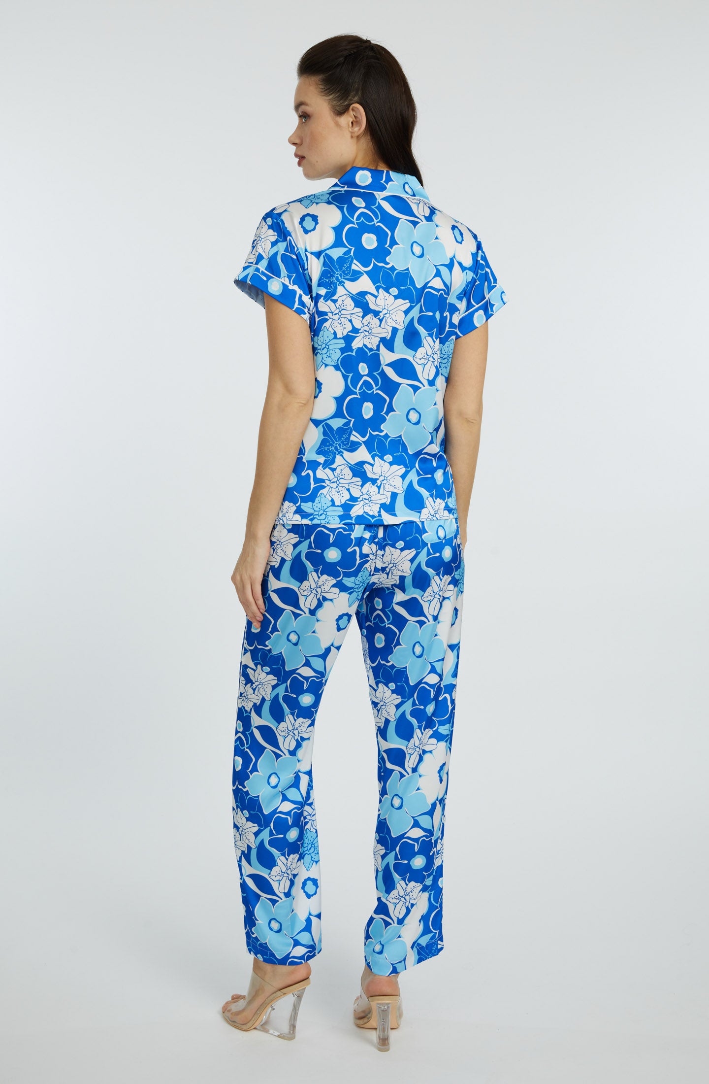 Blue Crush Short Sleeve & Pant PJ Set