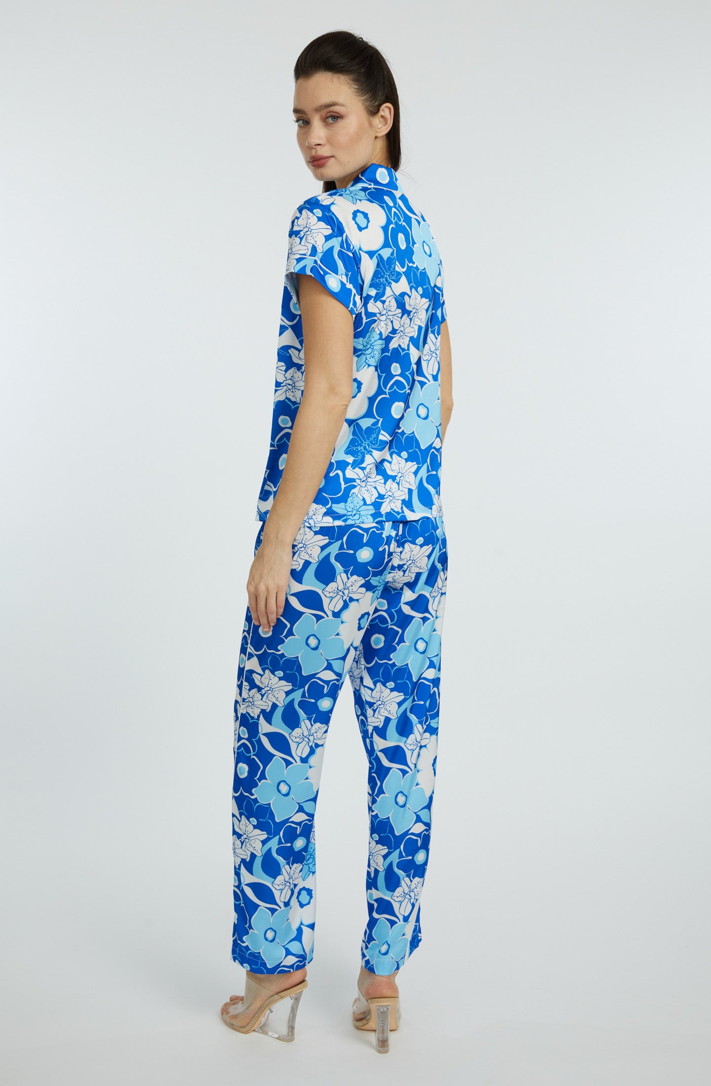 Blue Crush Short Sleeve & Pant PJ Set