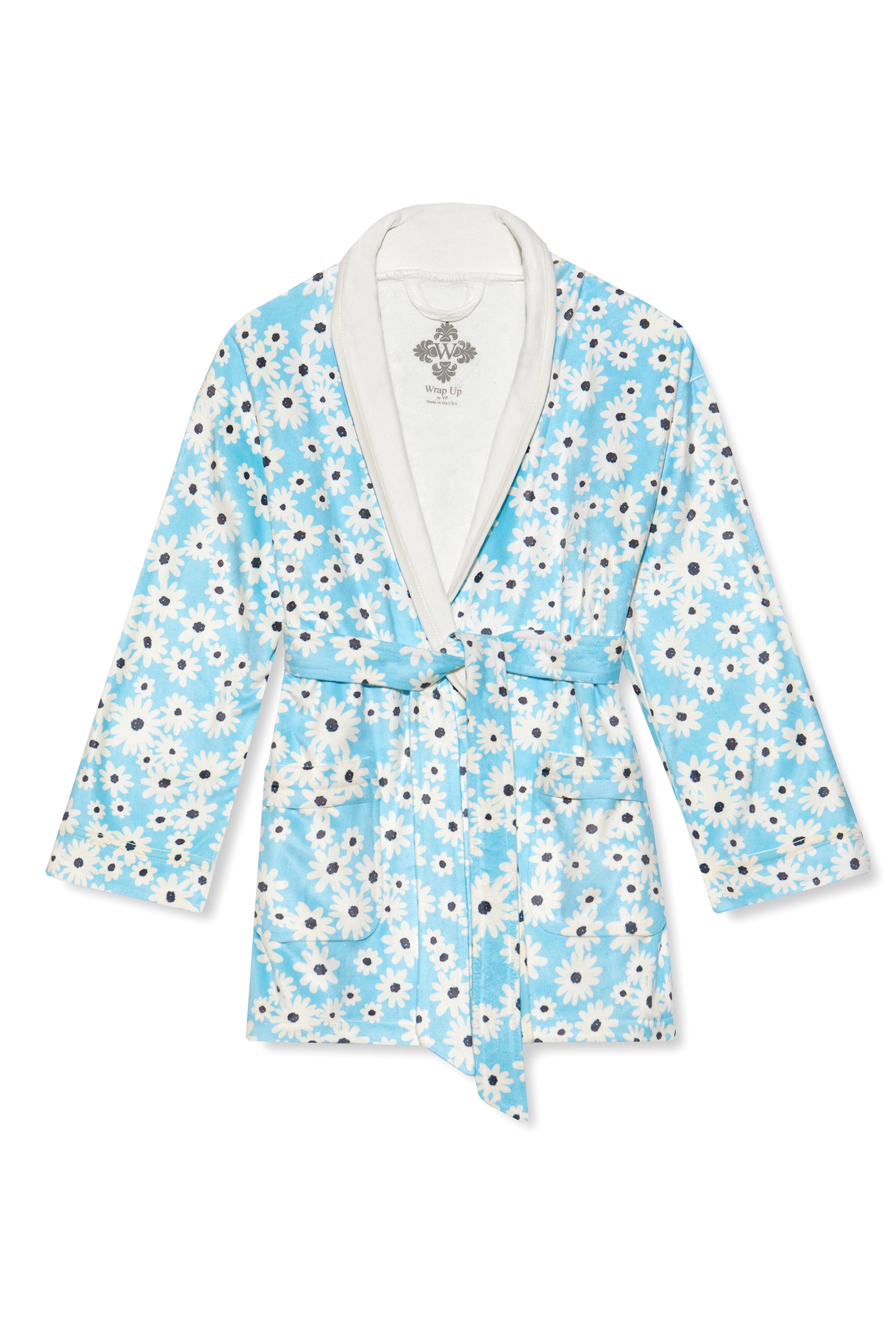 Blooming Blue Kids Robe