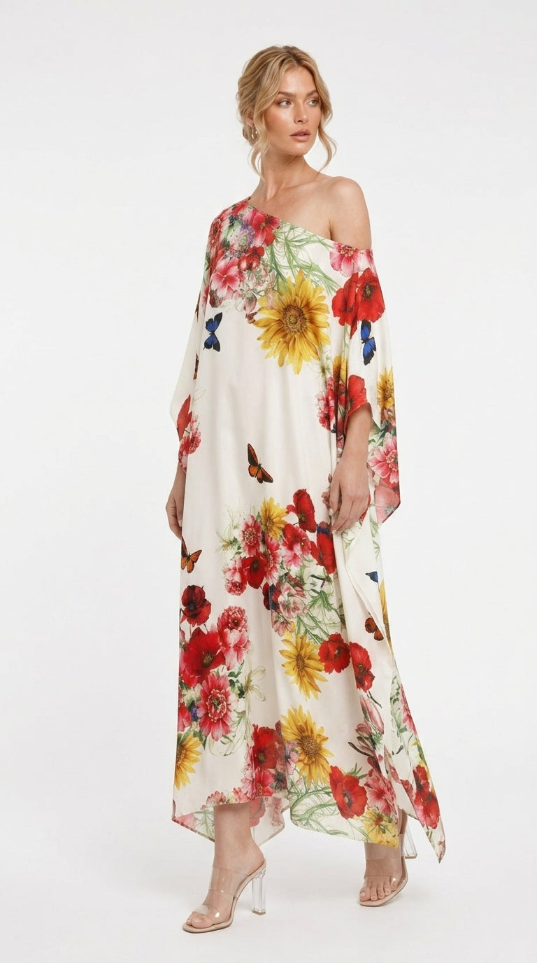 Bouquet 3-Way Convertible Long Caftan