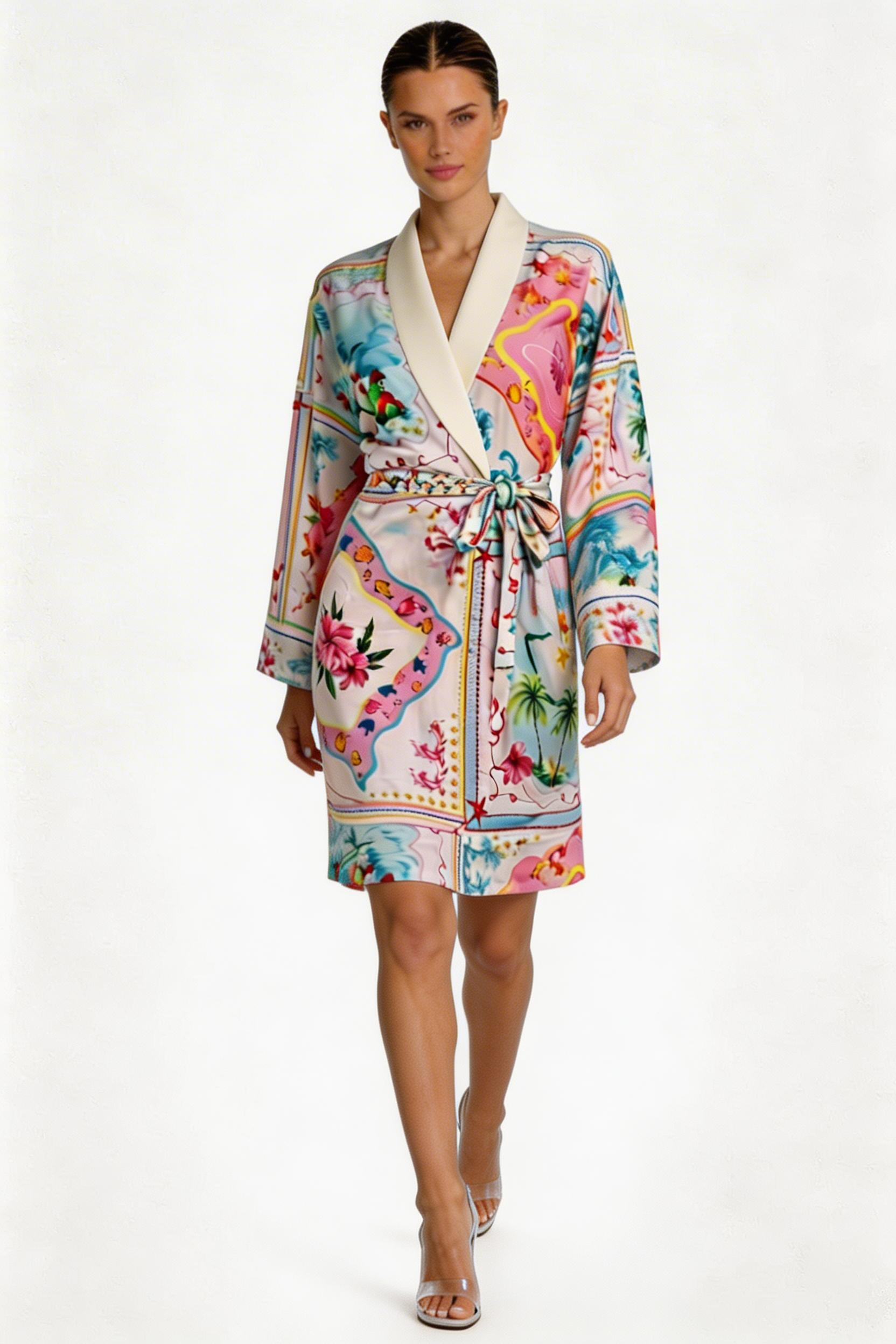 Portofino Short Robe | Luxury Resort Robe