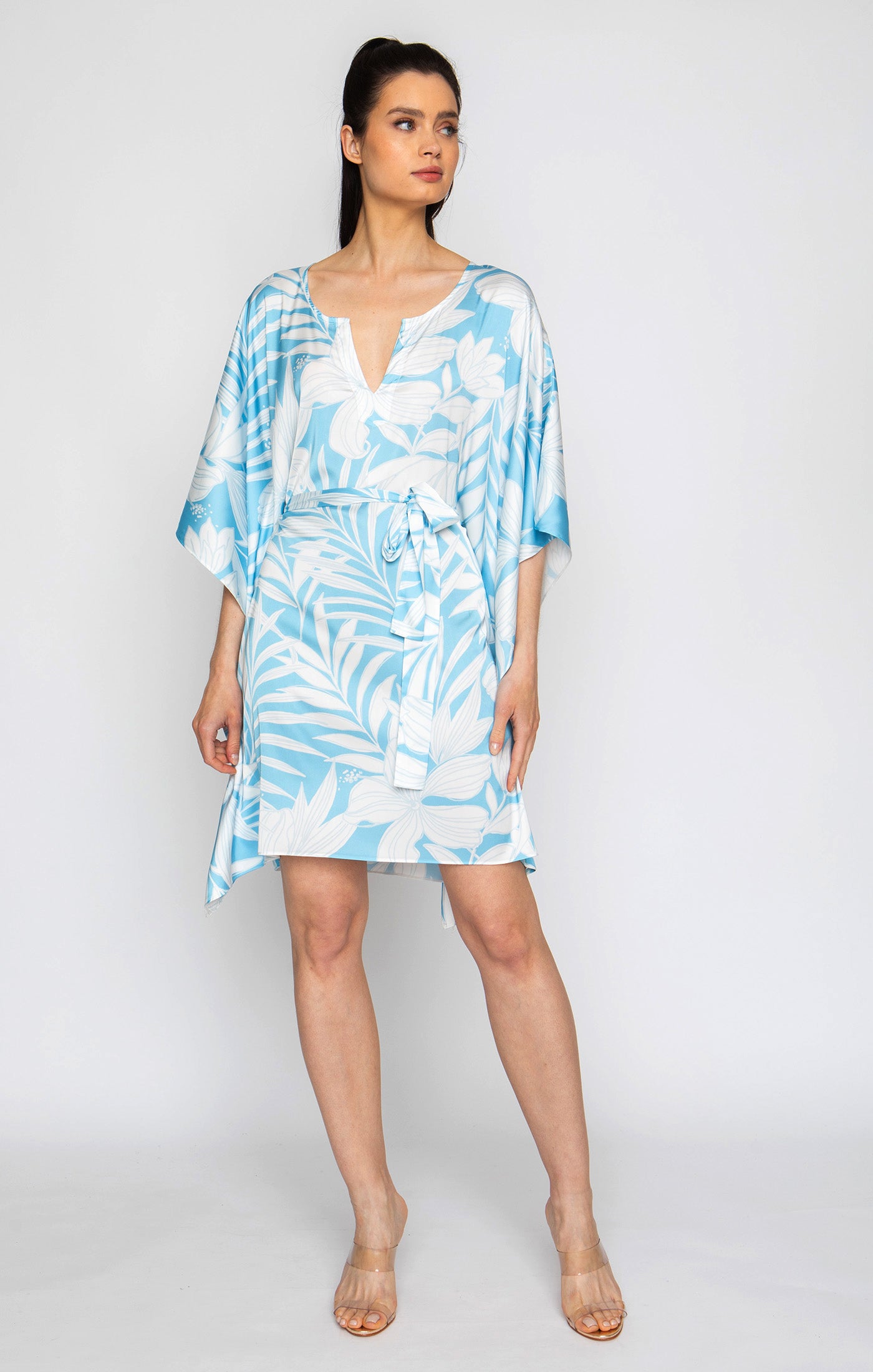 Blue Hawaii Short Caftan