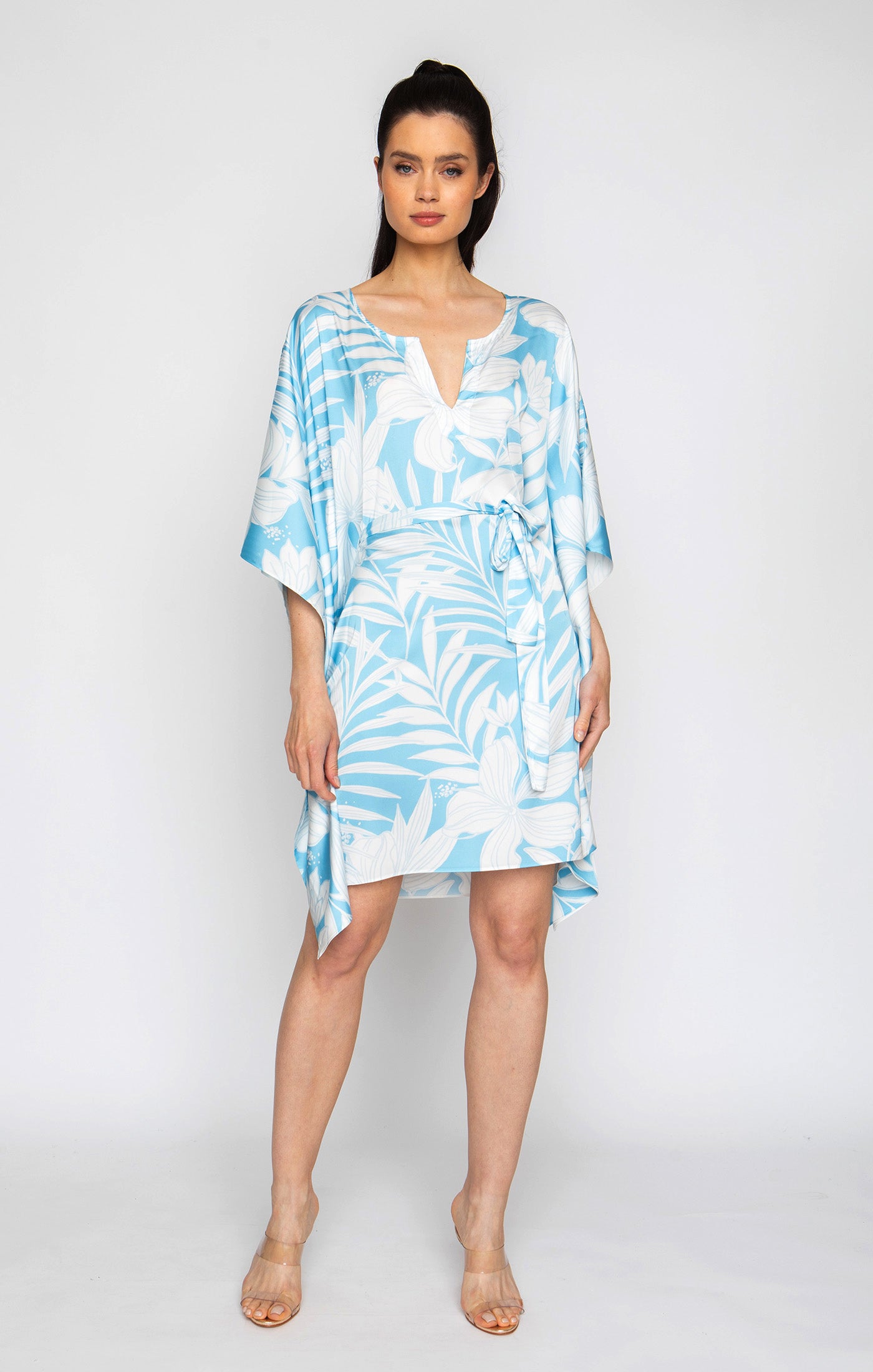 Blue Hawaii Short Caftan