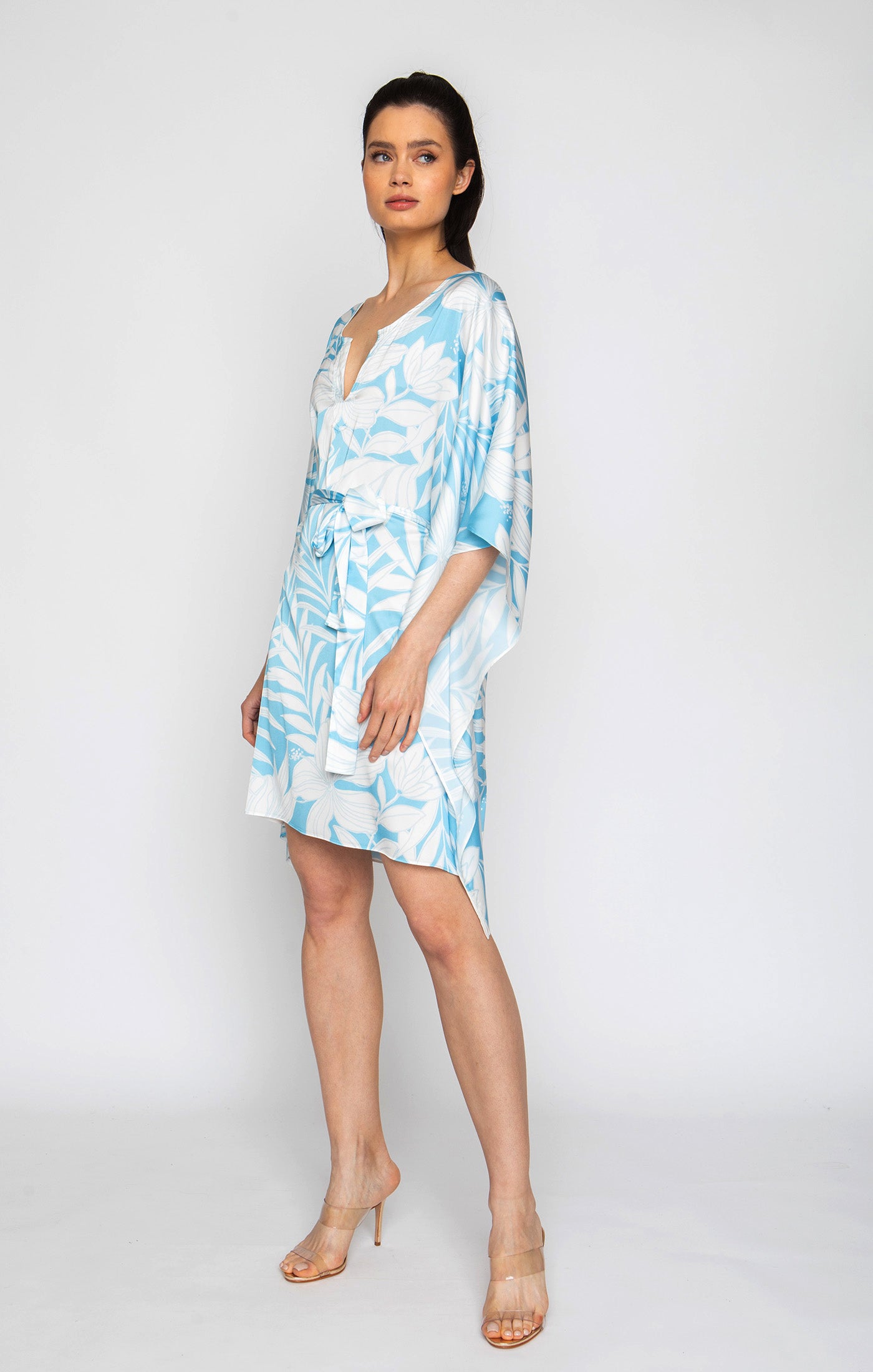 Blue Hawaii Short Caftan