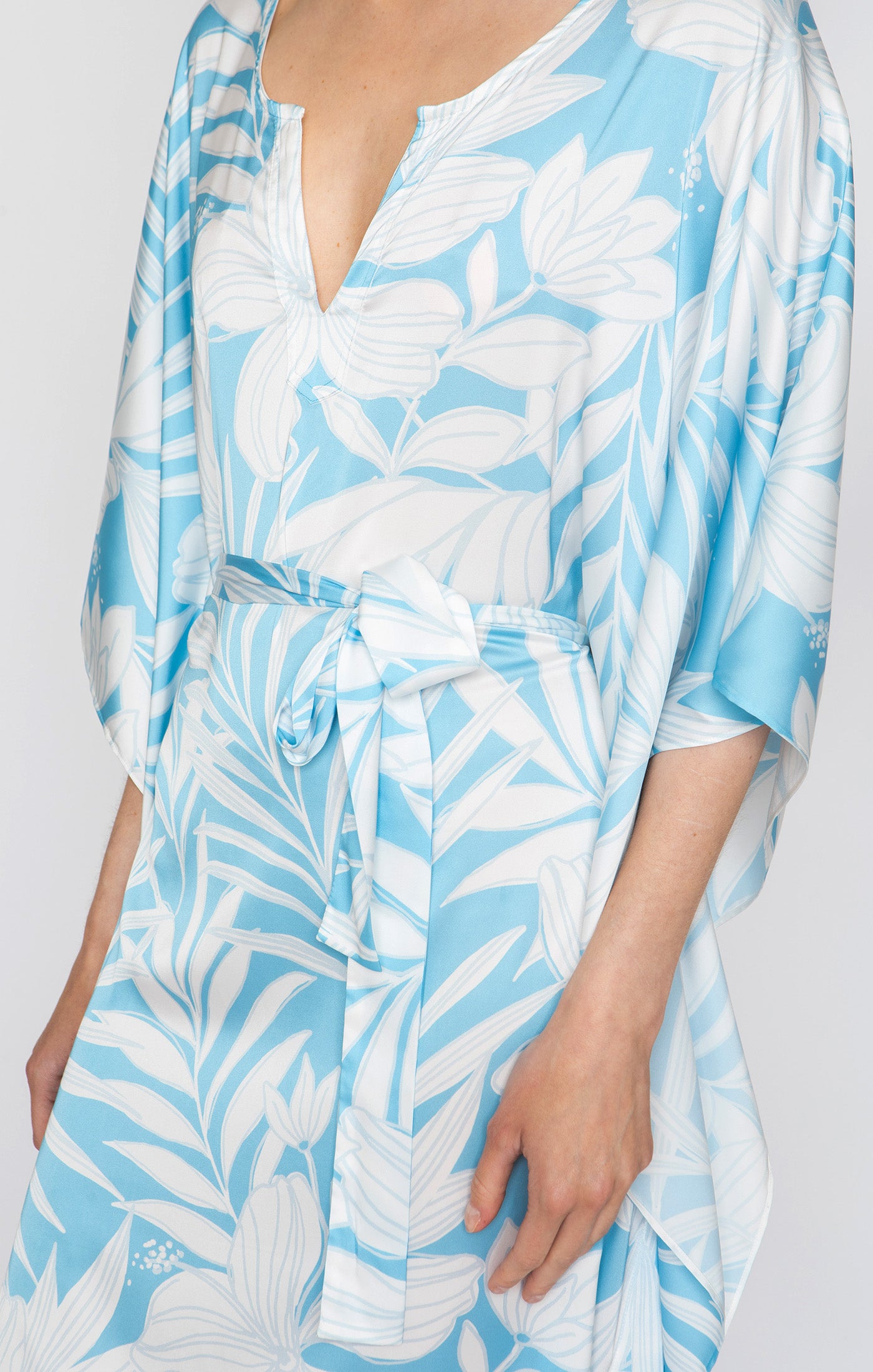 Blue Hawaii Short Caftan