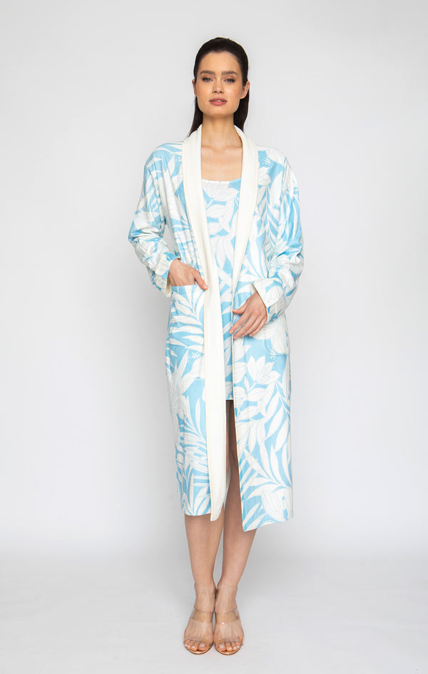 Blue Hawaii Long Robe
