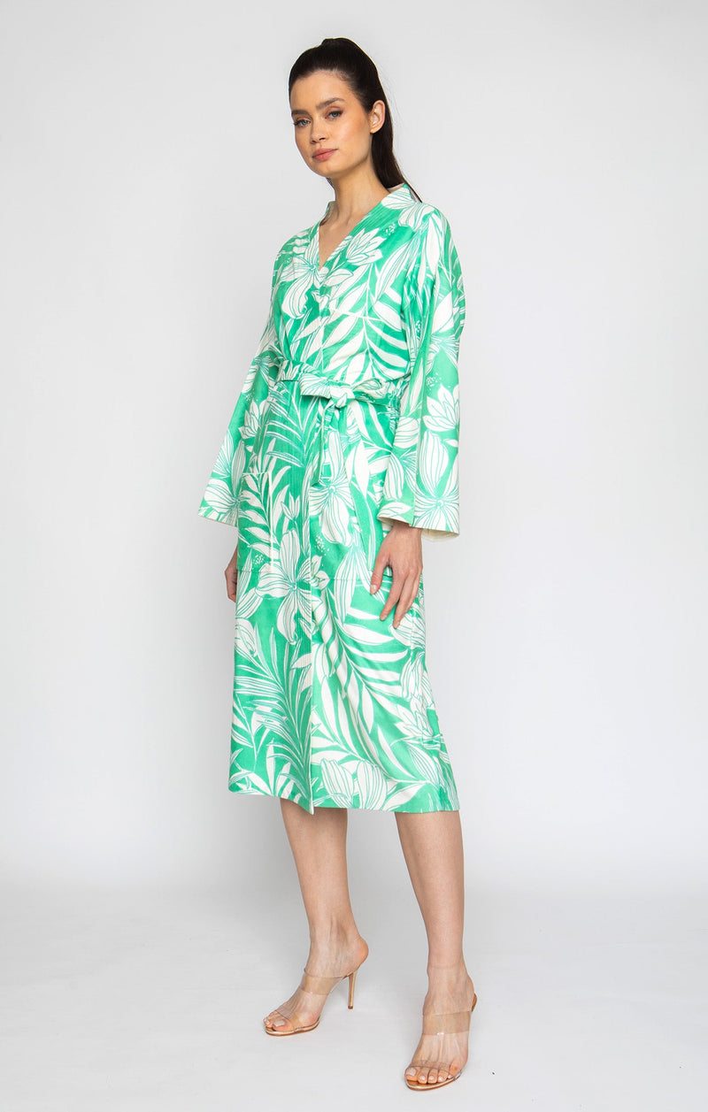 Green Apple Hawaii Kimono
