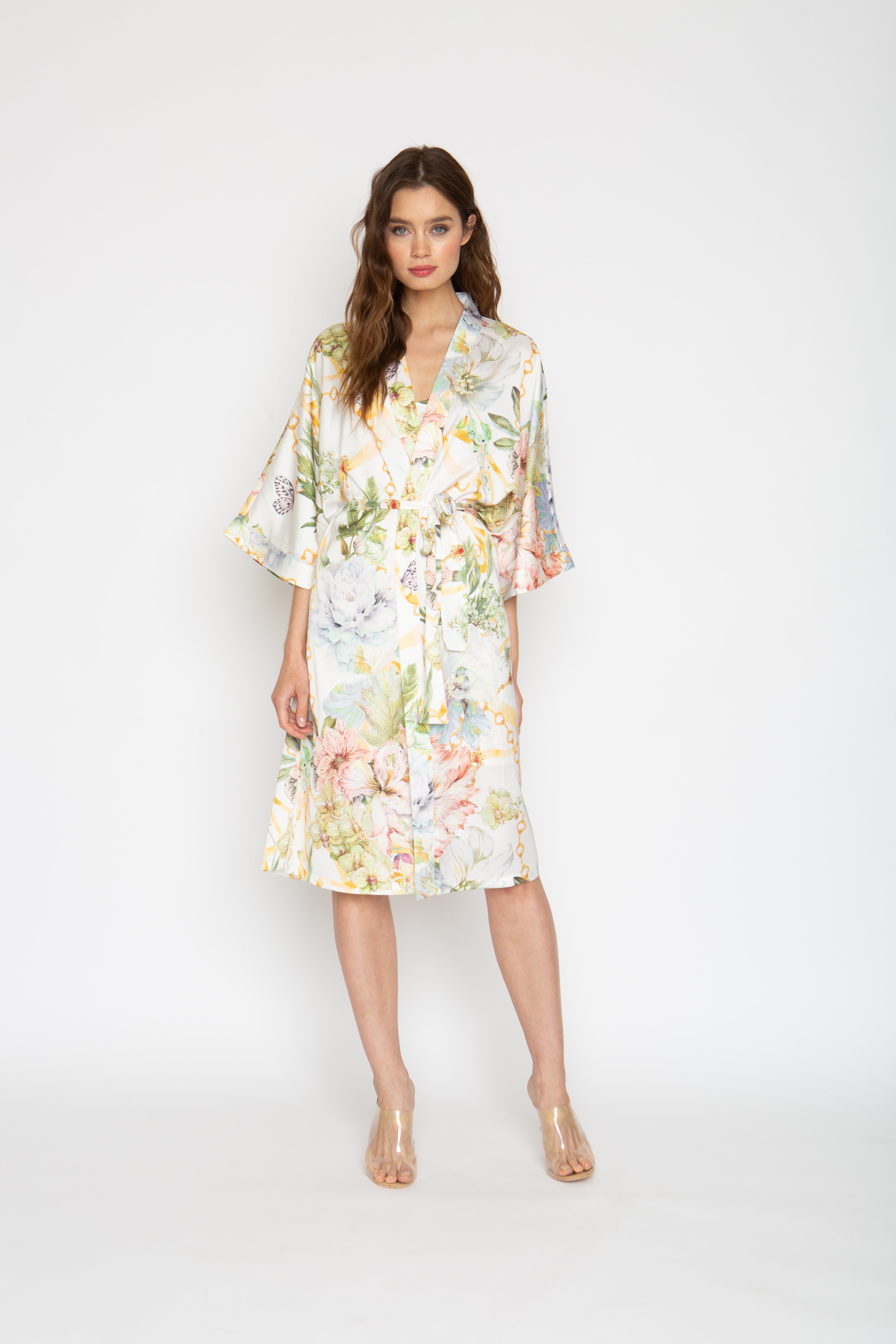 La Bohème Poly-Silk Kimono