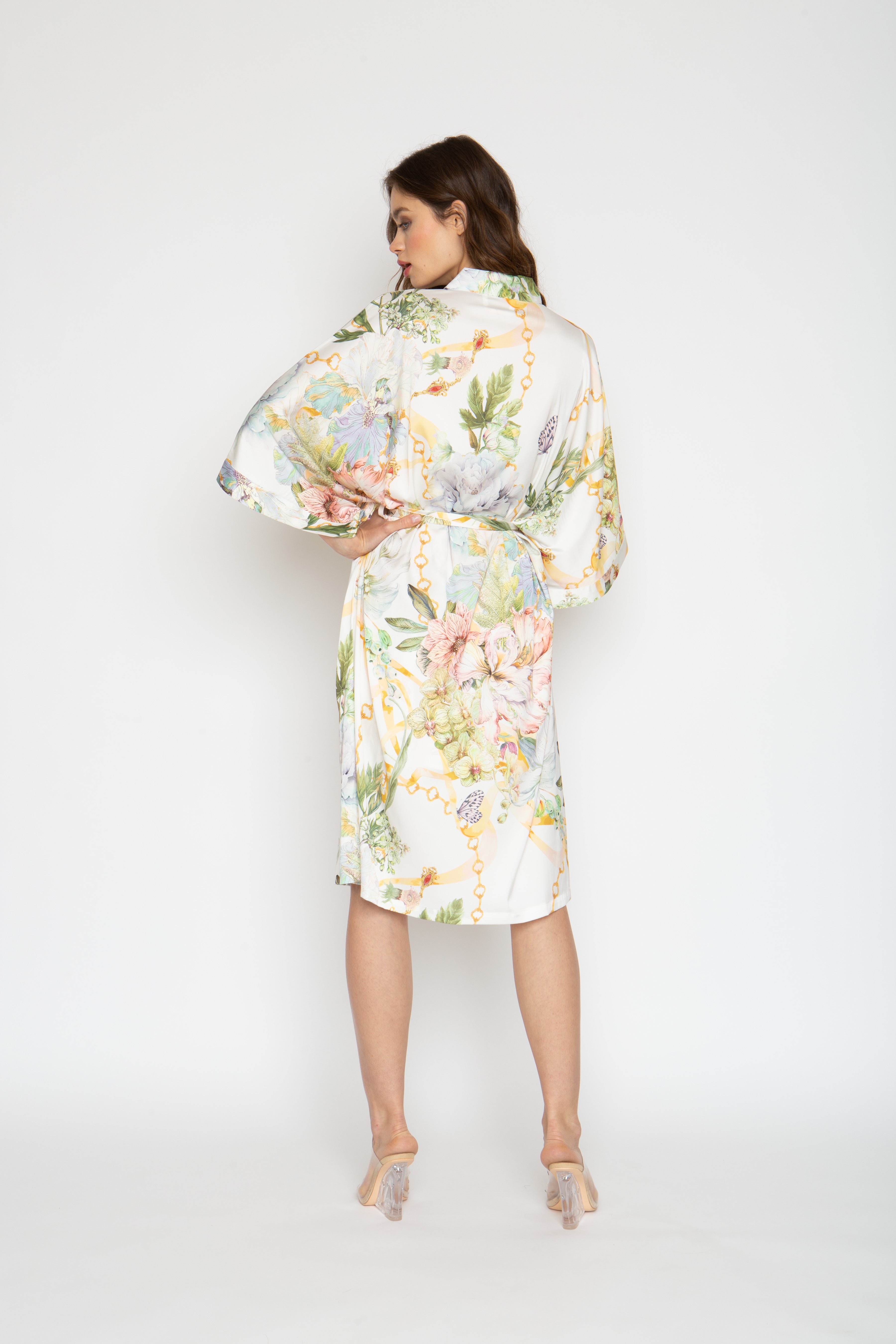 La Bohème Poly-Silk Kimono