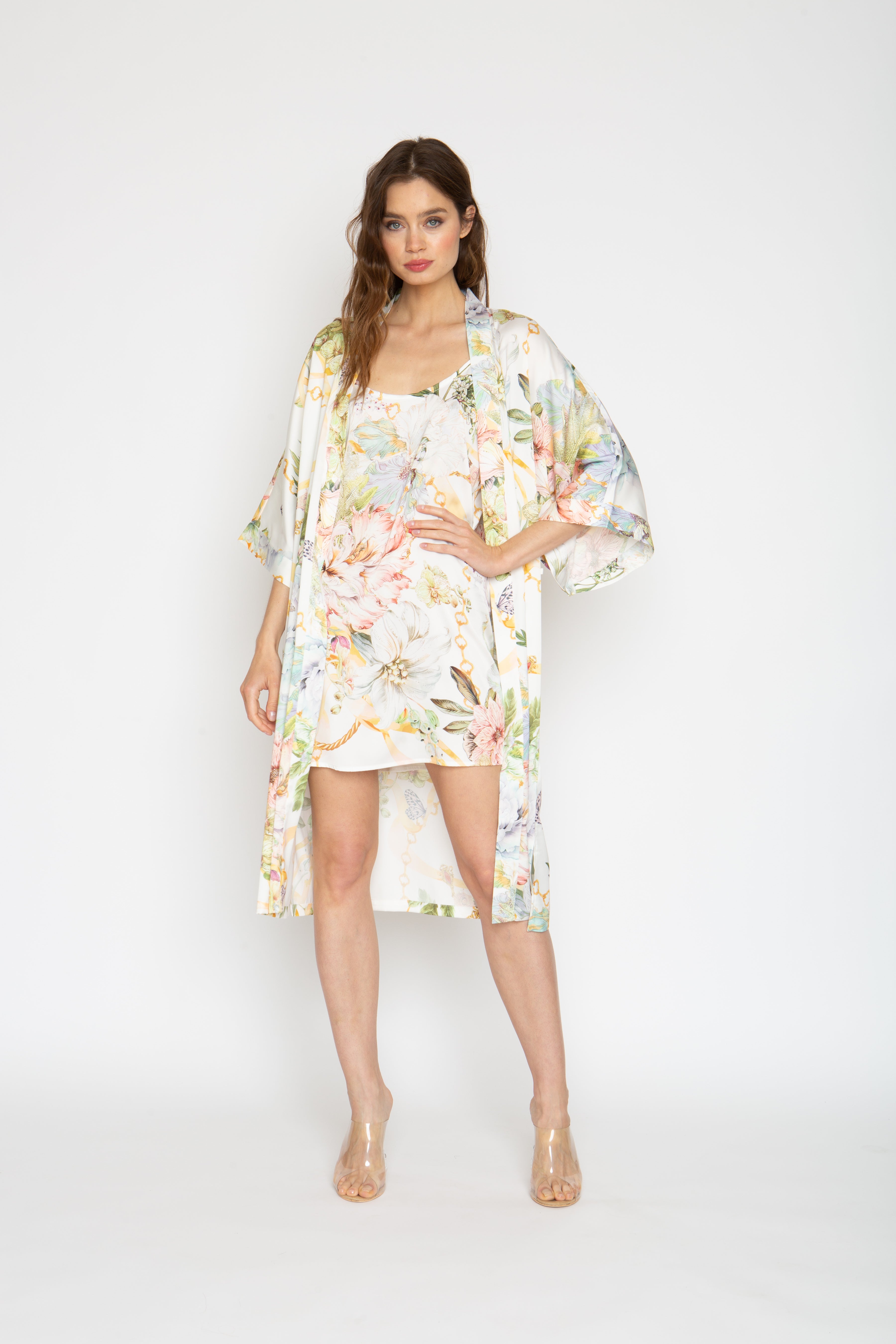 La Bohème Poly-Silk Kimono