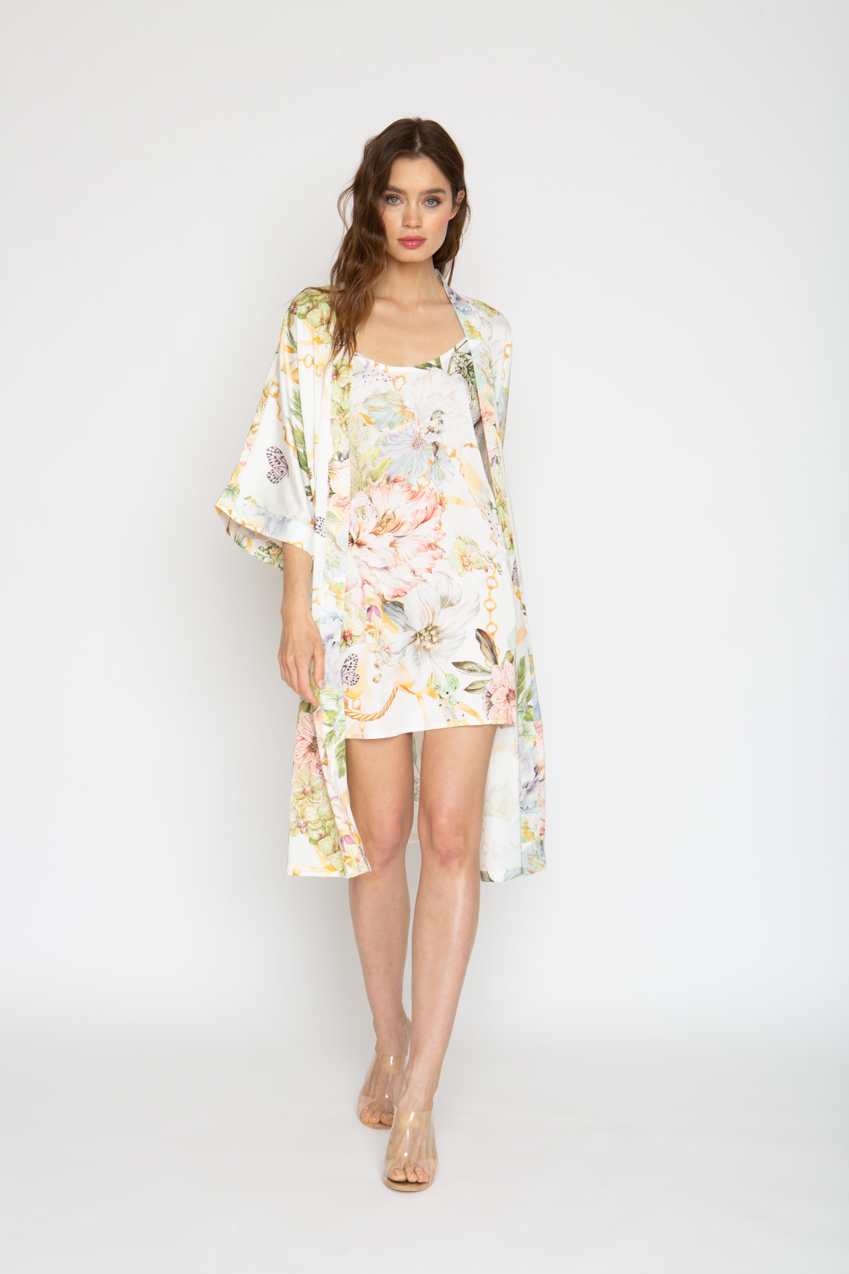 La Bohème Poly-Silk Kimono