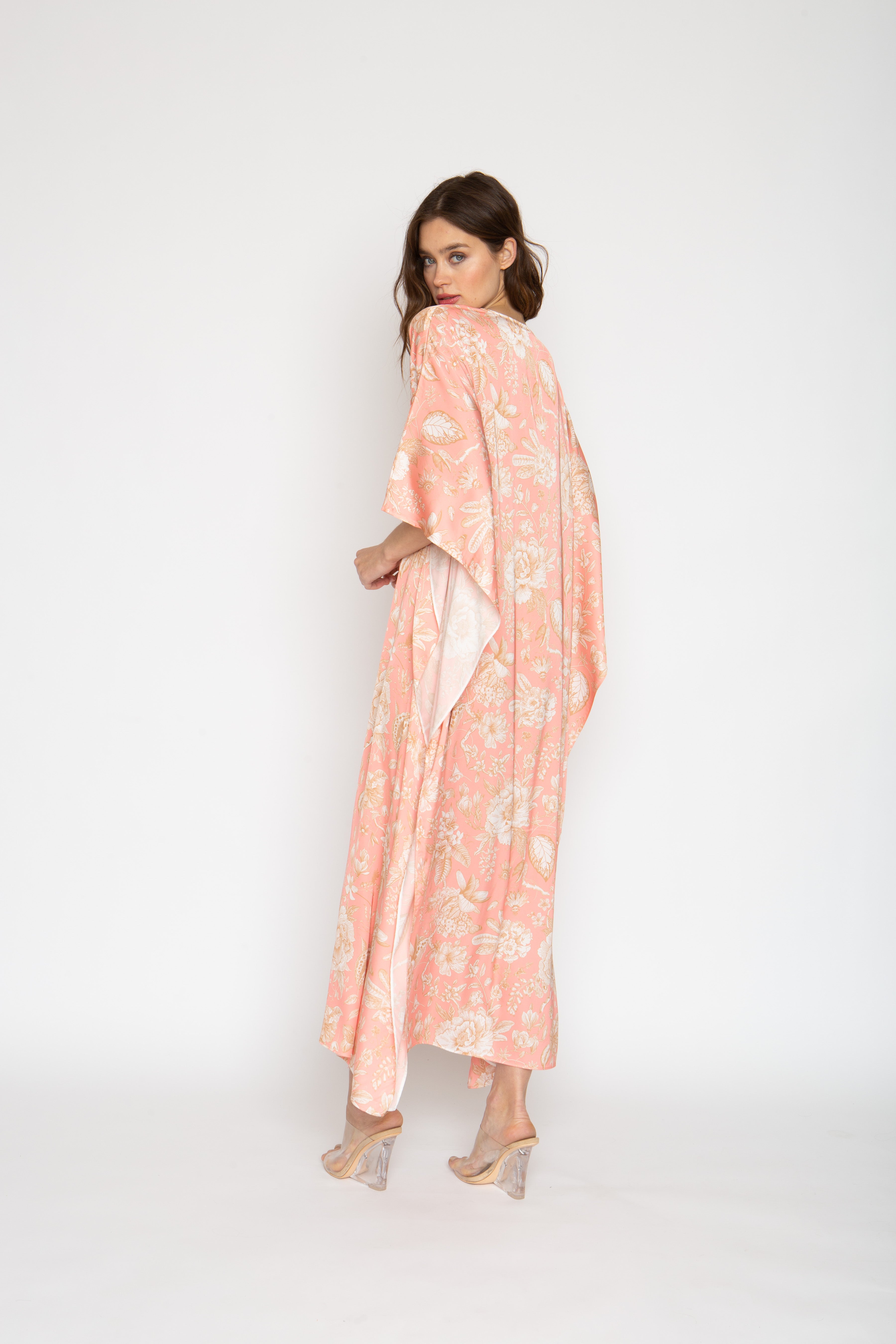 Sandy Rose Long Caftan