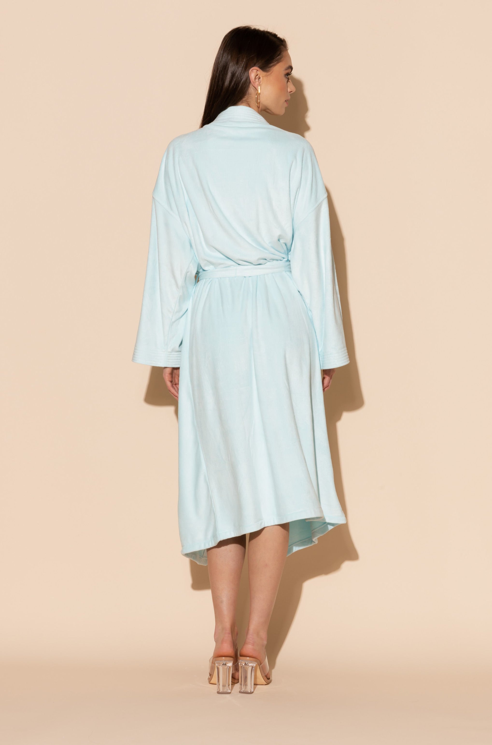 Light blue kimono fashion dress