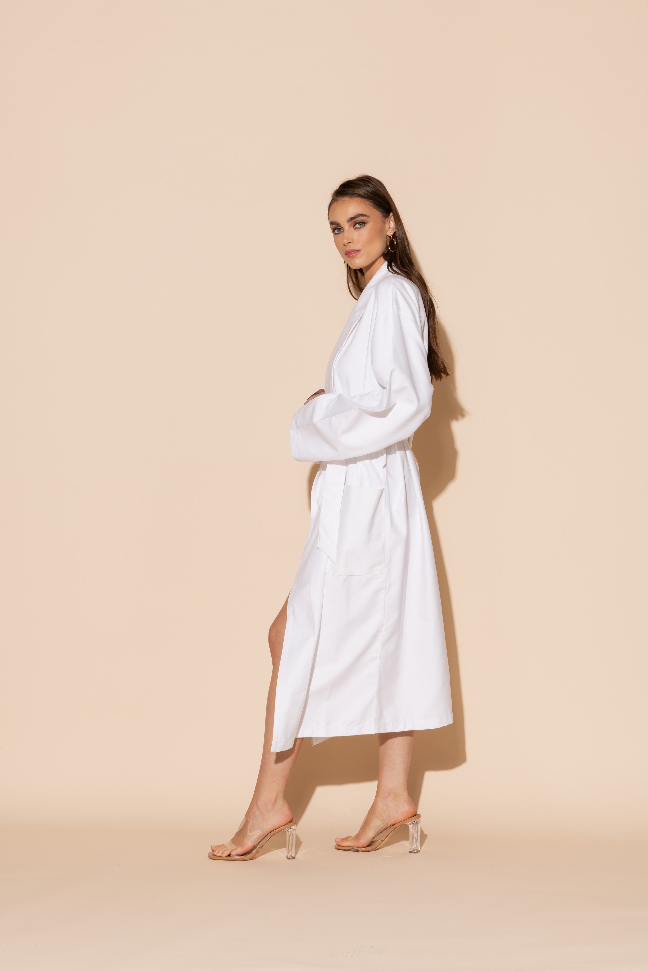 White Hotel Single Layer Robe