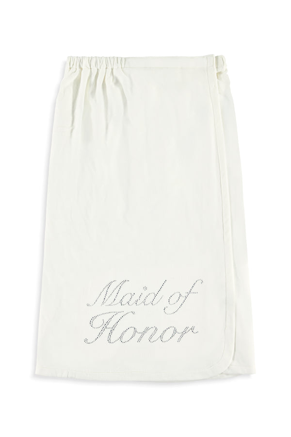 Maid of Honor Silver Body Wrap