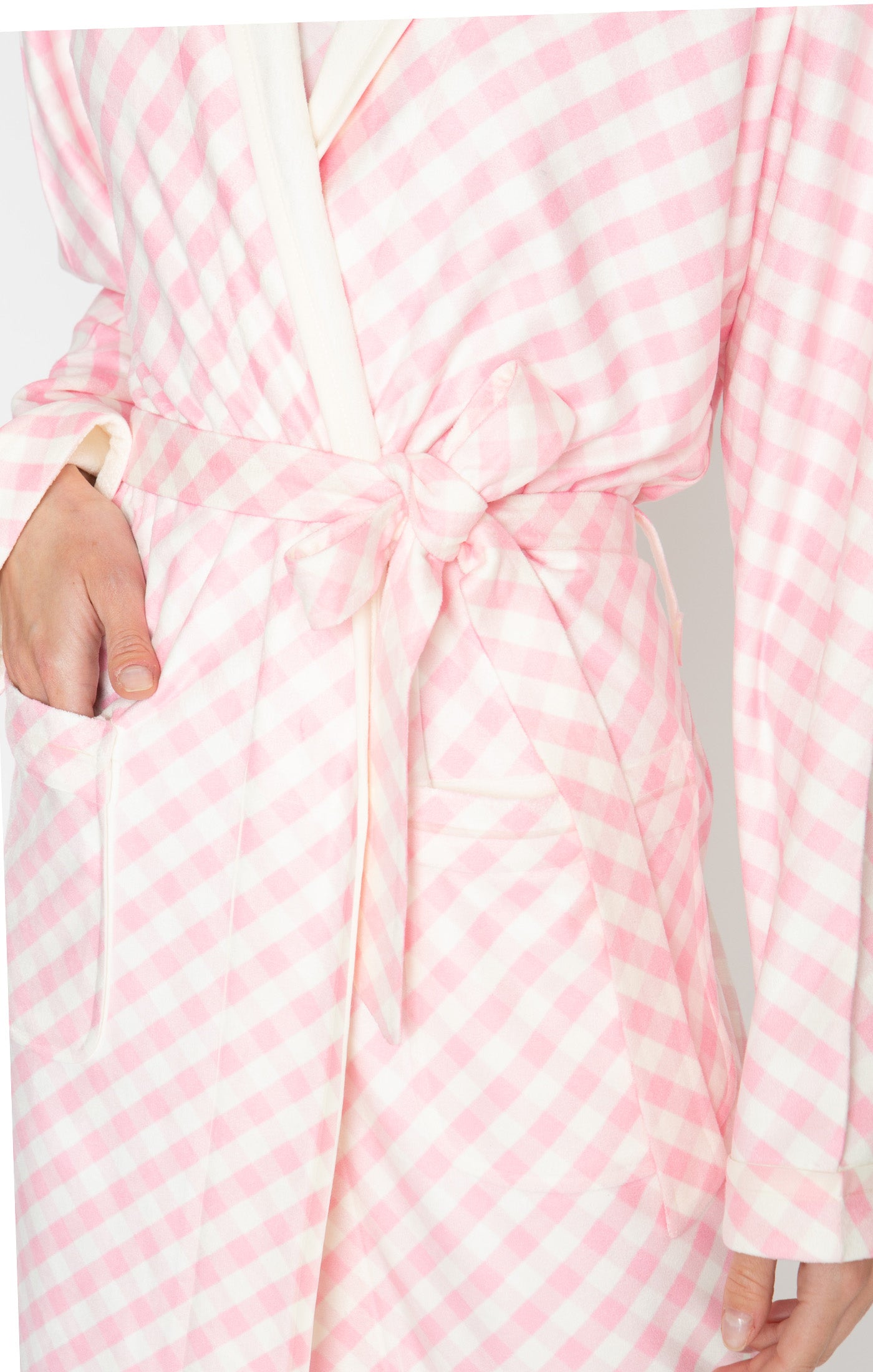 Checkmate Pink Long Robe