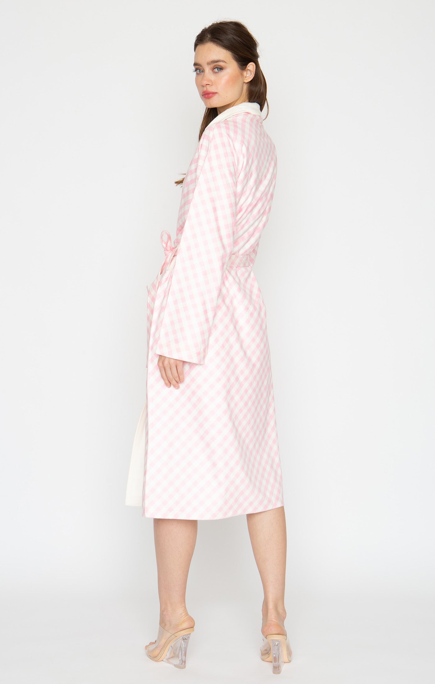 Checkmate Pink Long Robe