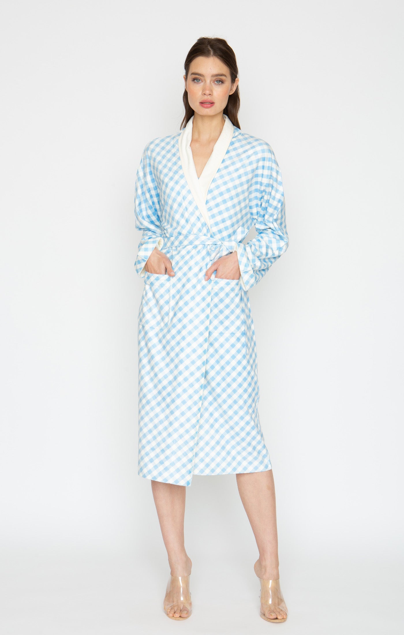 Checkmate Blue Long Robe