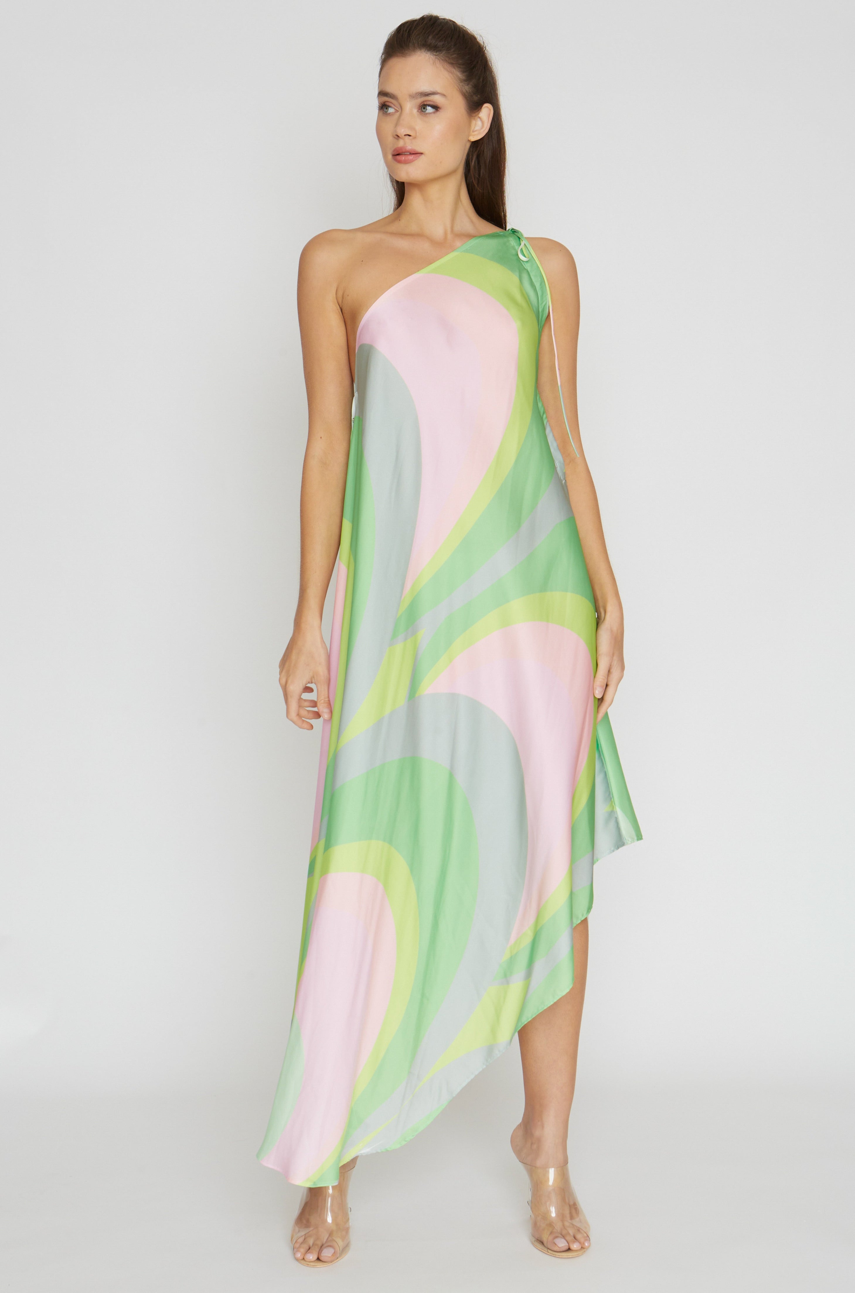 Diva Scoop Citron Infinity Dress