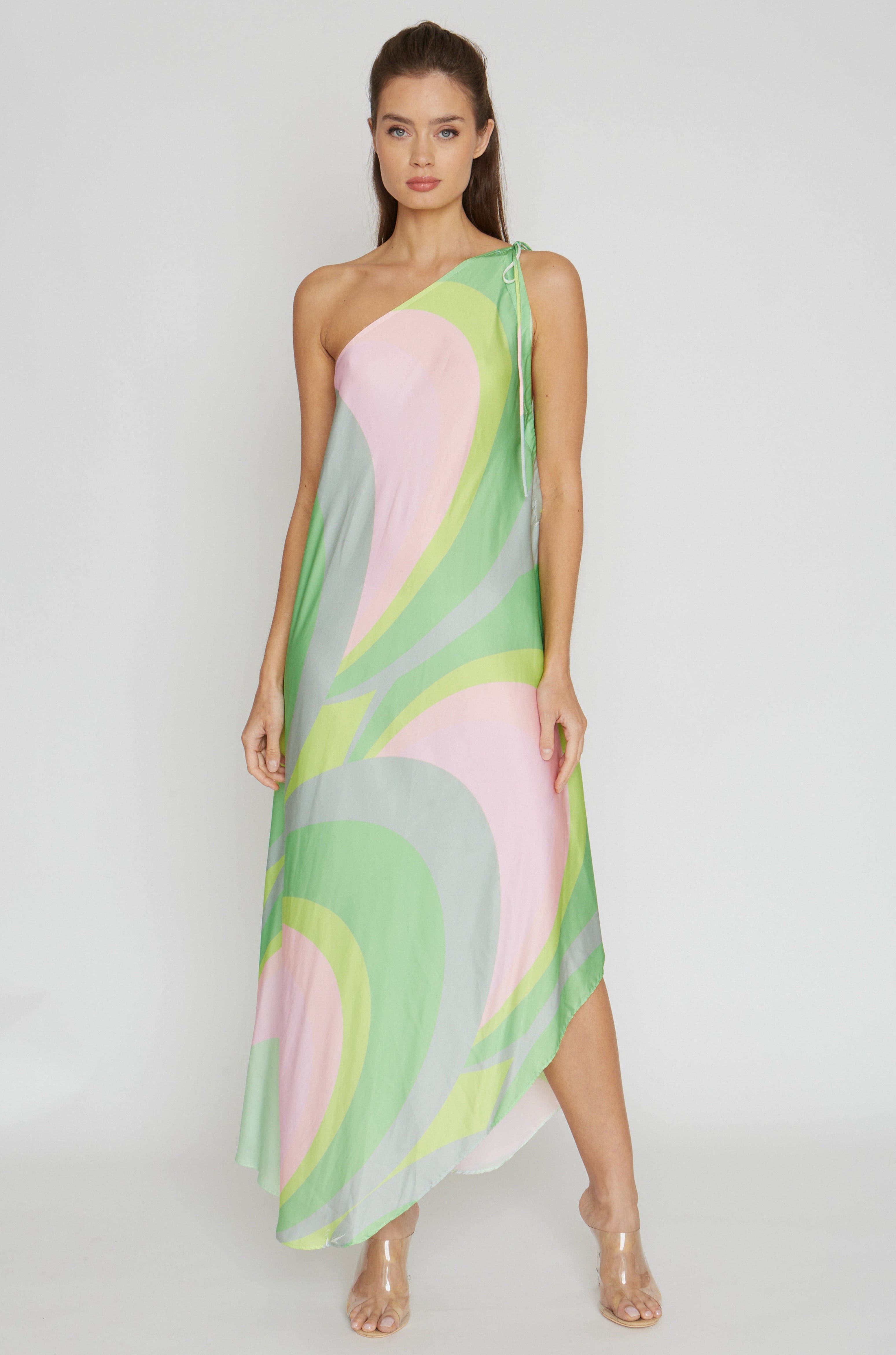 Diva Scoop Citron Infinity Dress