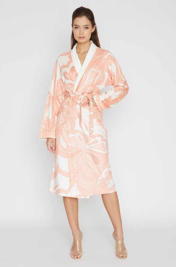 Orange Martini Long Robe