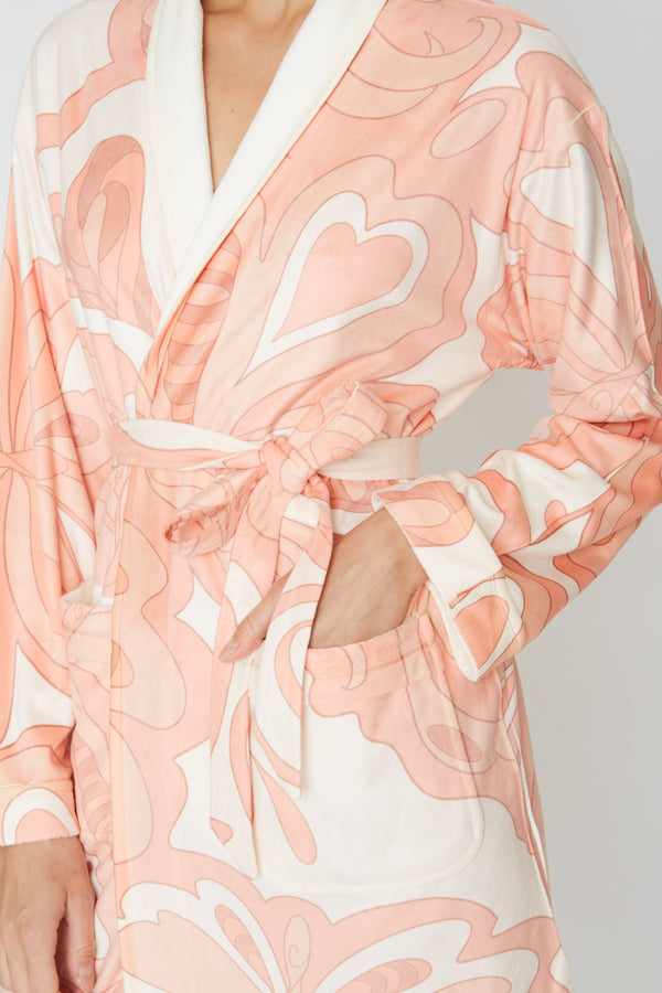 Orange Martini Short Robe
