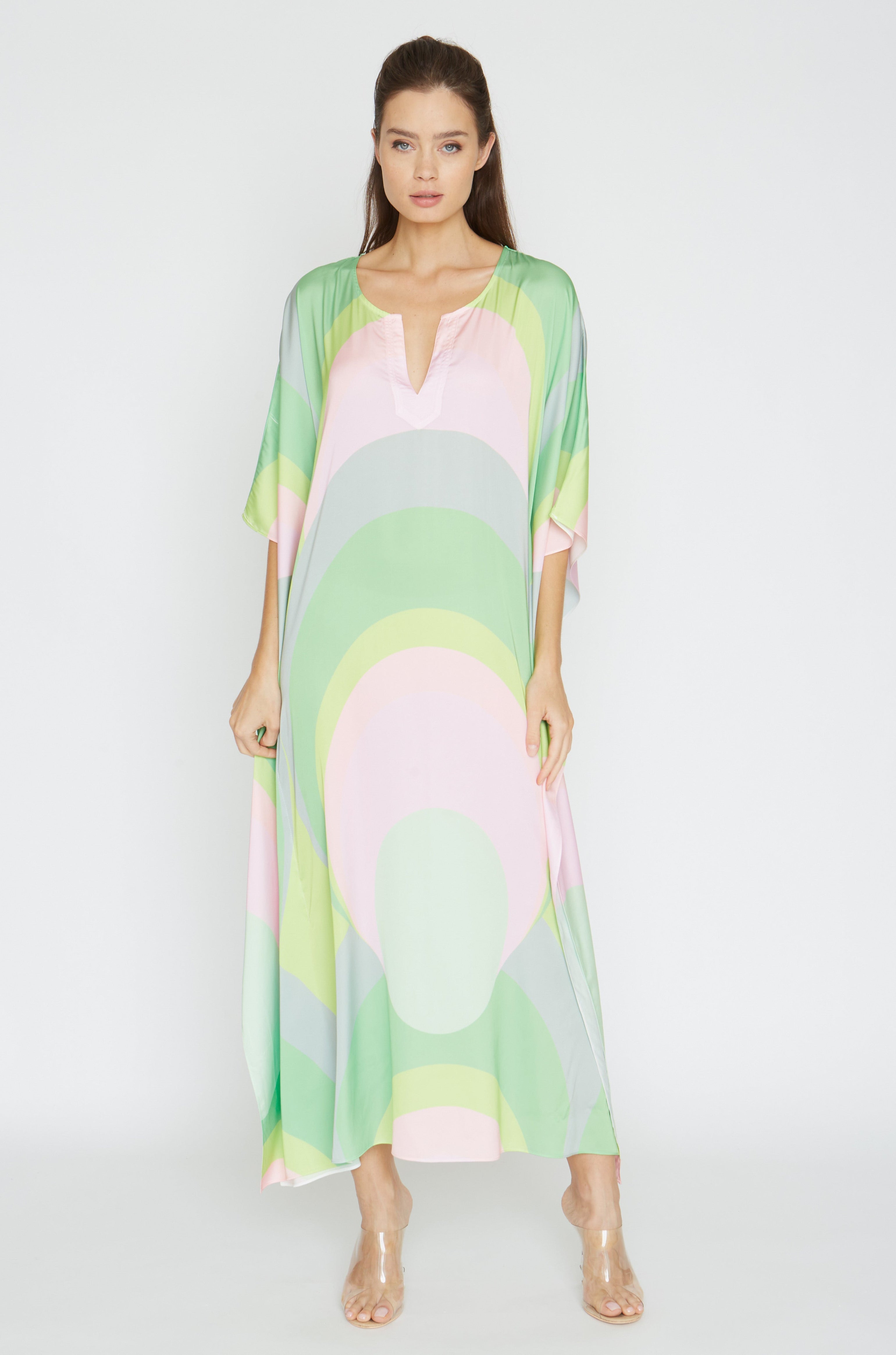 Diva Scoop Citron Long Caftan