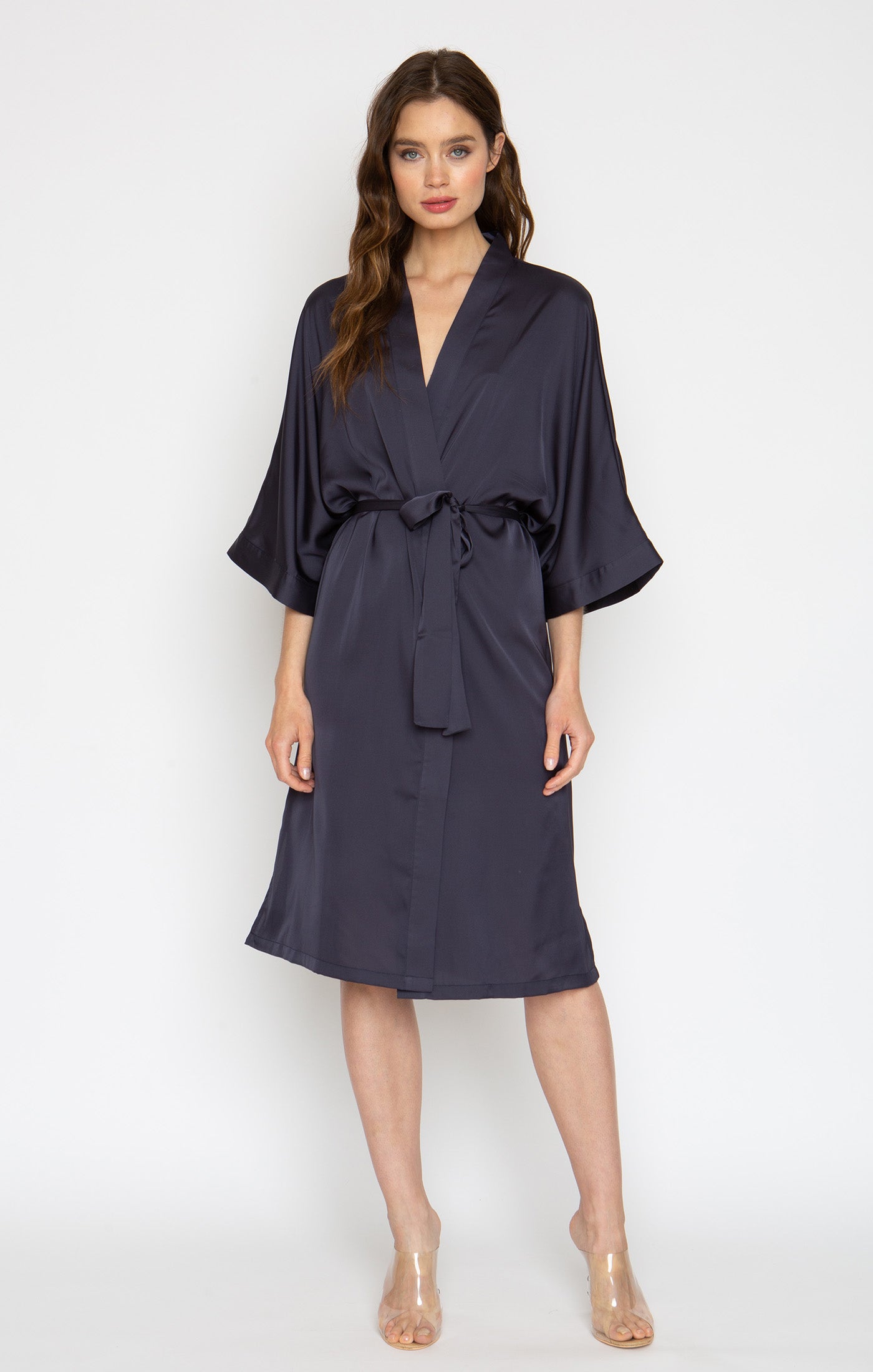 Midnight Blue P/S Kimono Robe