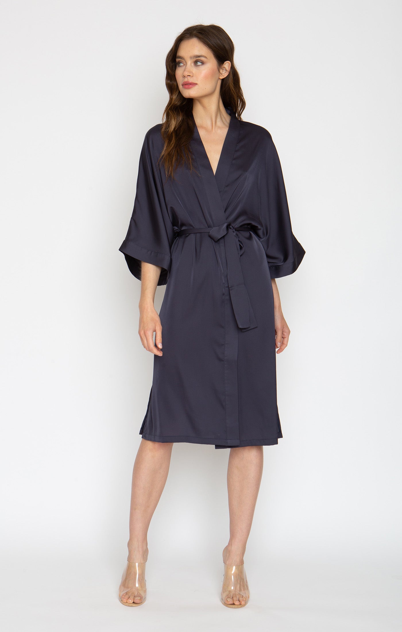 Midnight Blue P/S Kimono Robe