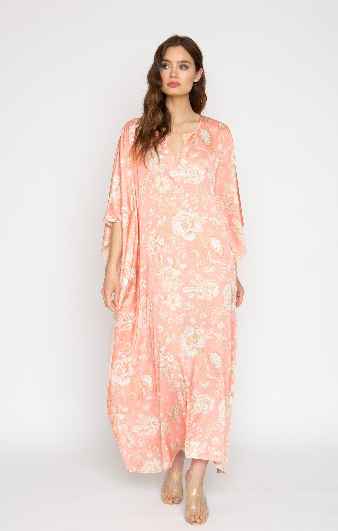 Sandy Rose Long Caftan